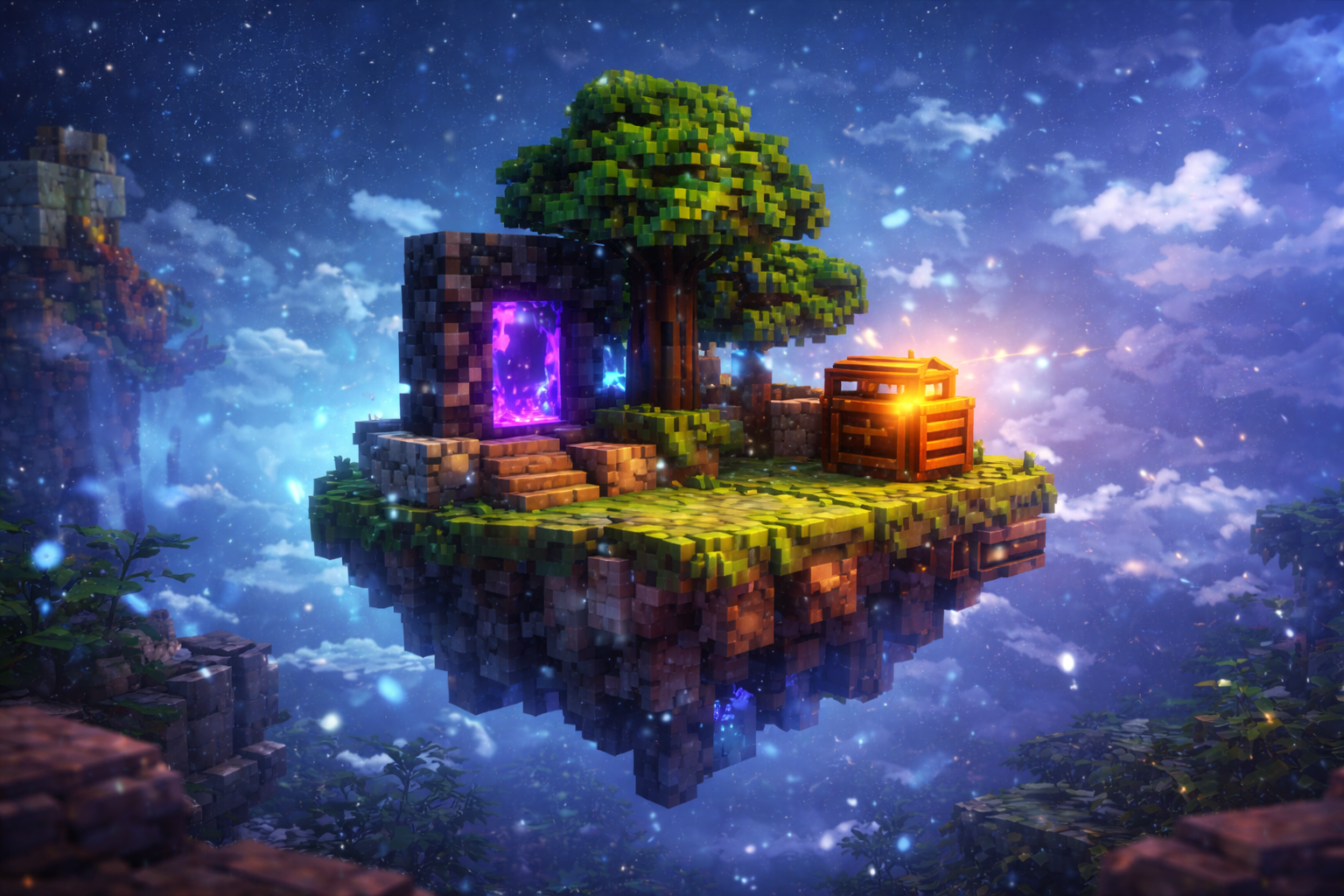 Skyblock mode preview